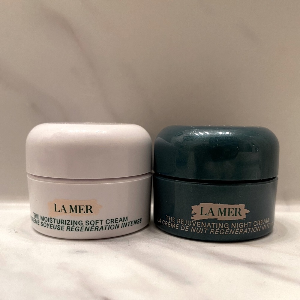 La Mer Crème de la Mer Moisturizing & Rejuvenating Night cream set of 2 mini